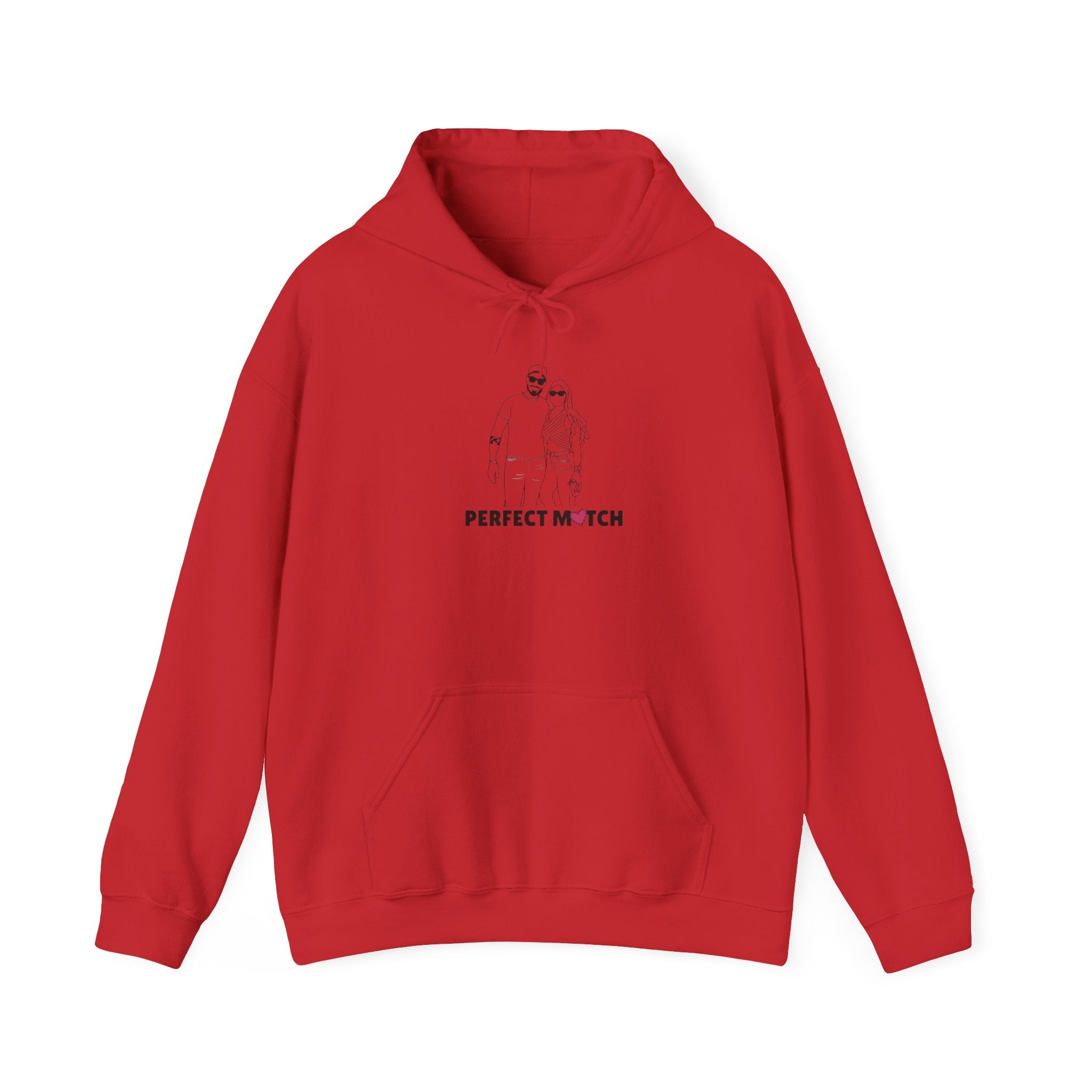 Printed Hooded Sweatshirt From Photo - Minimalist Design - Center Chest